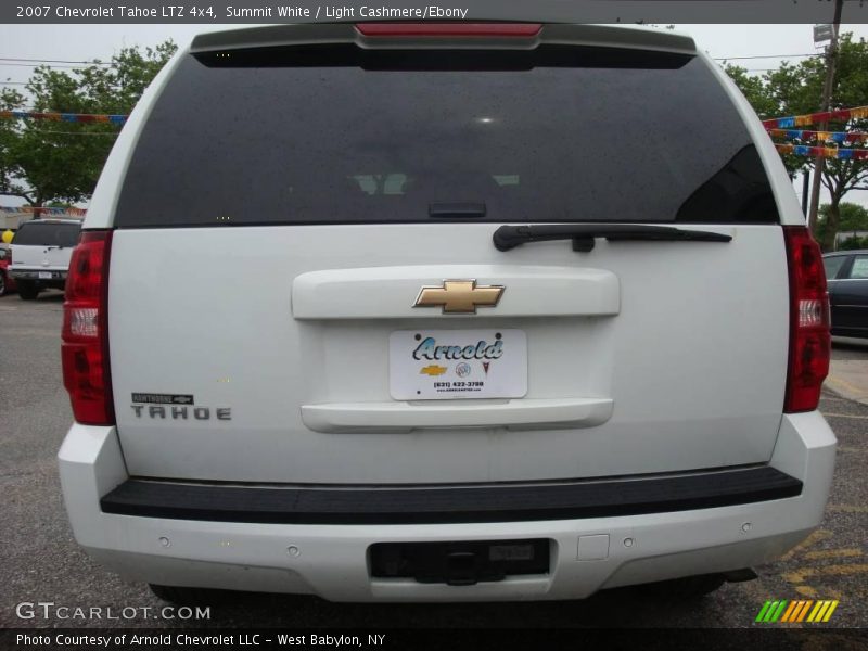 Summit White / Light Cashmere/Ebony 2007 Chevrolet Tahoe LTZ 4x4