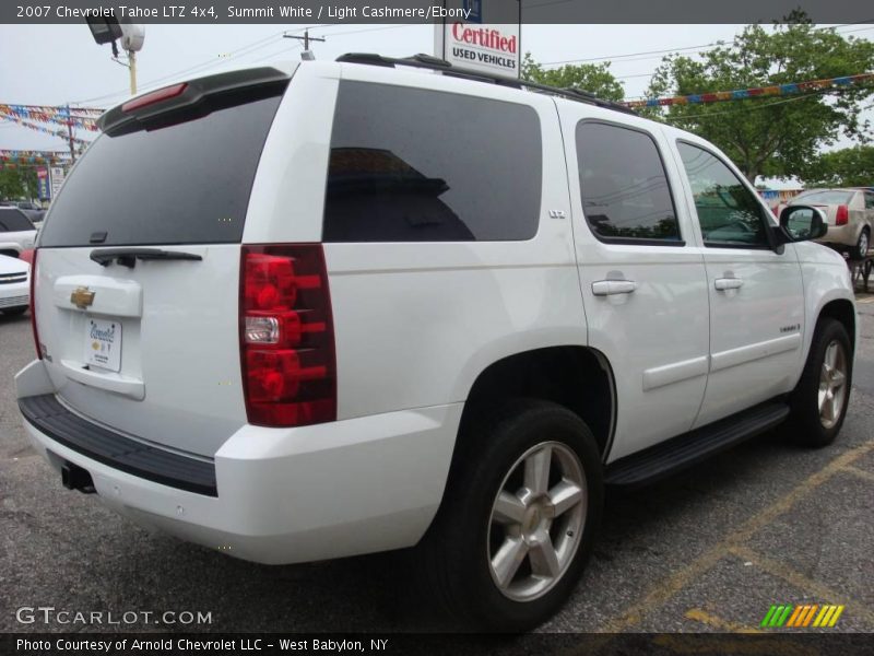 Summit White / Light Cashmere/Ebony 2007 Chevrolet Tahoe LTZ 4x4