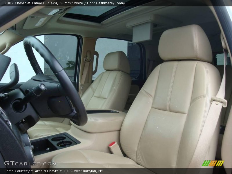 Summit White / Light Cashmere/Ebony 2007 Chevrolet Tahoe LTZ 4x4