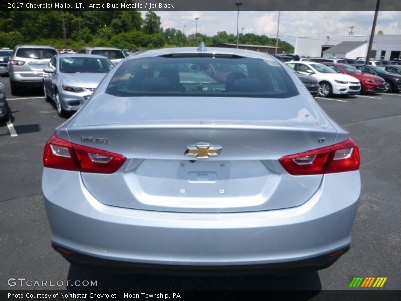 Arctic Blue Metallic / Jet Black 2017 Chevrolet Malibu LT