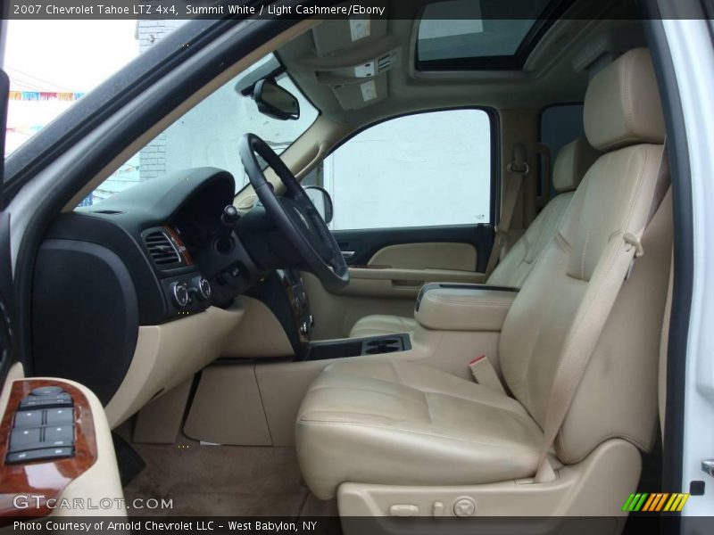 Summit White / Light Cashmere/Ebony 2007 Chevrolet Tahoe LTZ 4x4