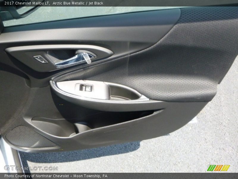 Arctic Blue Metallic / Jet Black 2017 Chevrolet Malibu LT
