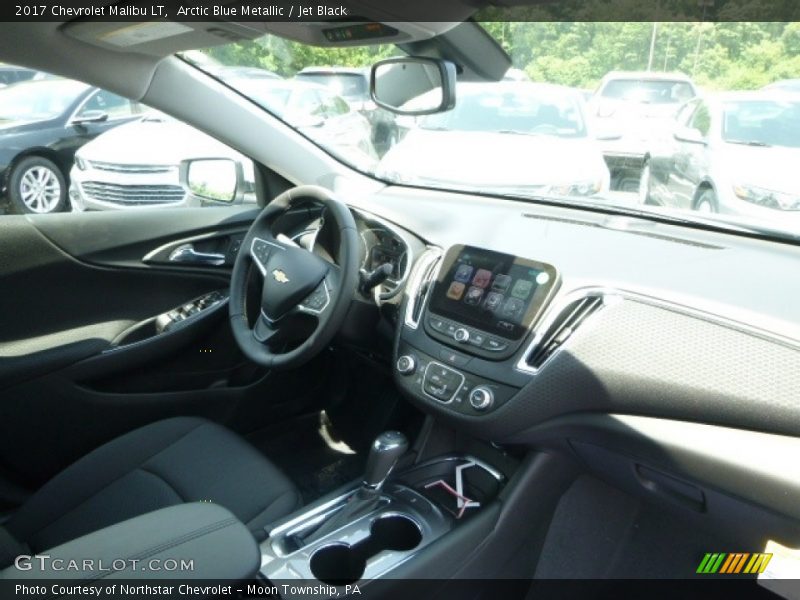 Arctic Blue Metallic / Jet Black 2017 Chevrolet Malibu LT