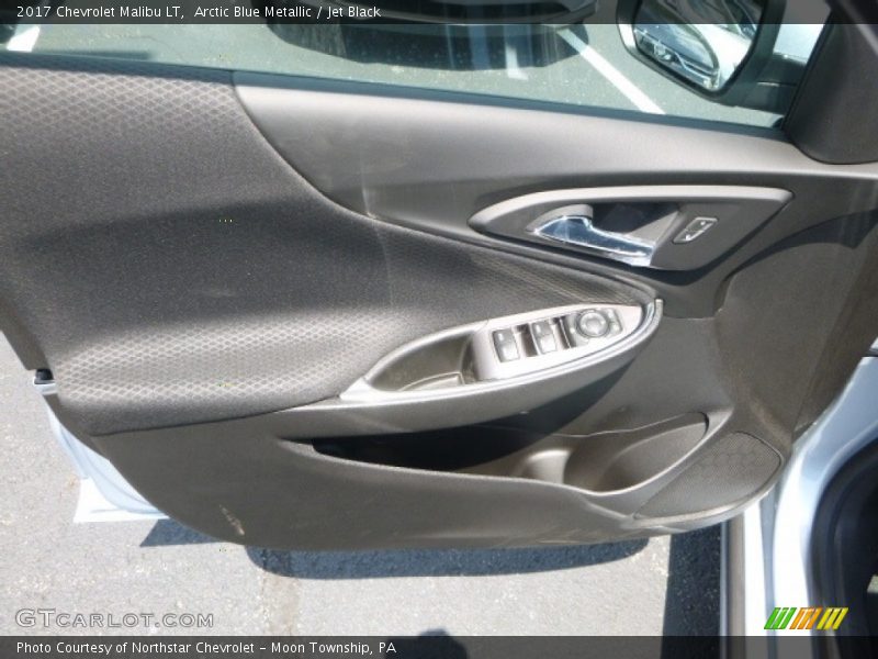 Arctic Blue Metallic / Jet Black 2017 Chevrolet Malibu LT