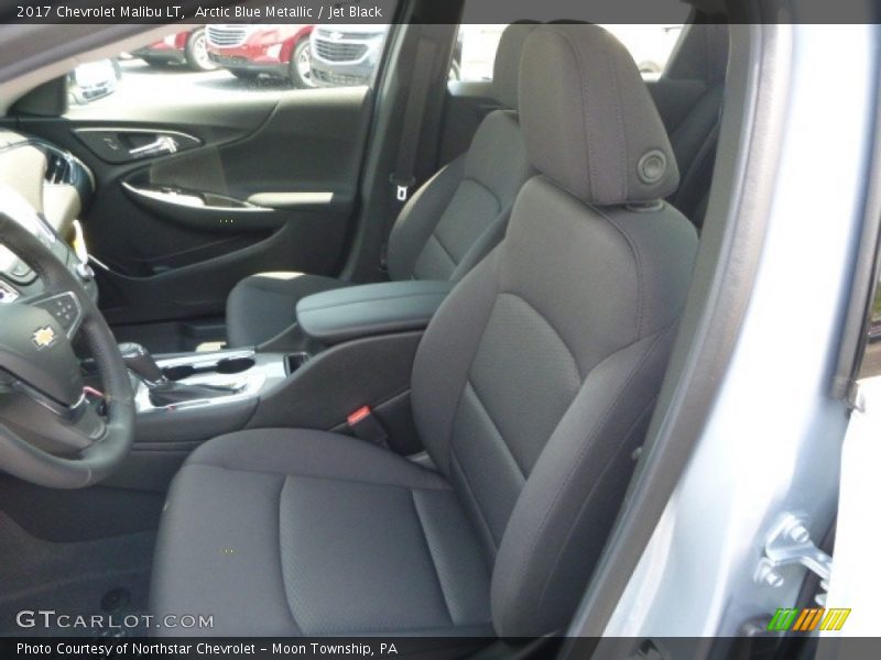 Arctic Blue Metallic / Jet Black 2017 Chevrolet Malibu LT