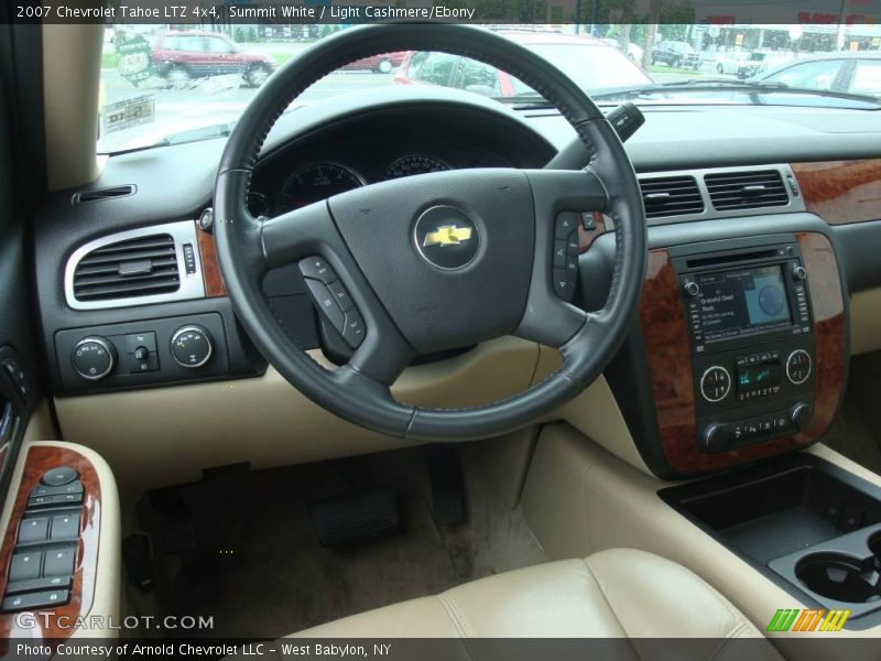 Summit White / Light Cashmere/Ebony 2007 Chevrolet Tahoe LTZ 4x4