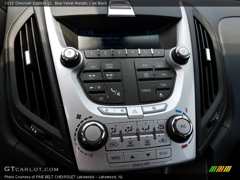 Blue Velvet Metallic / Jet Black 2015 Chevrolet Equinox LS