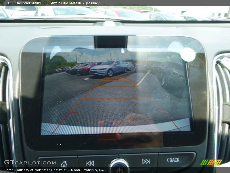 Arctic Blue Metallic / Jet Black 2017 Chevrolet Malibu LT