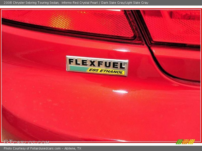 Inferno Red Crystal Pearl / Dark Slate Gray/Light Slate Gray 2008 Chrysler Sebring Touring Sedan
