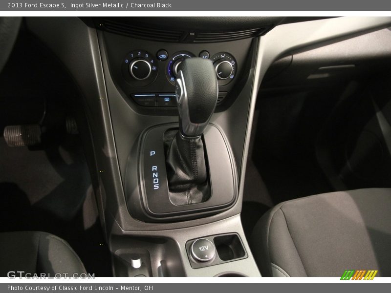 Ingot Silver Metallic / Charcoal Black 2013 Ford Escape S