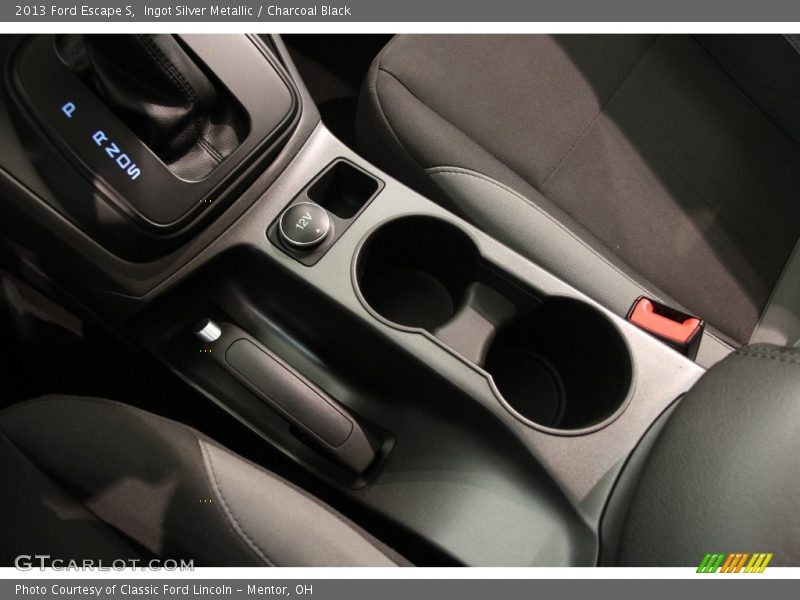 Ingot Silver Metallic / Charcoal Black 2013 Ford Escape S