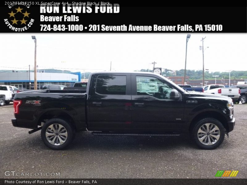 Shadow Black / Black 2017 Ford F150 XL SuperCrew 4x4