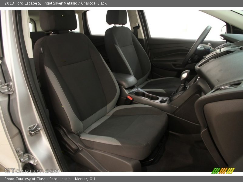Ingot Silver Metallic / Charcoal Black 2013 Ford Escape S