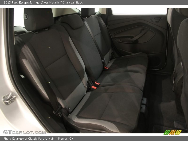 Ingot Silver Metallic / Charcoal Black 2013 Ford Escape S
