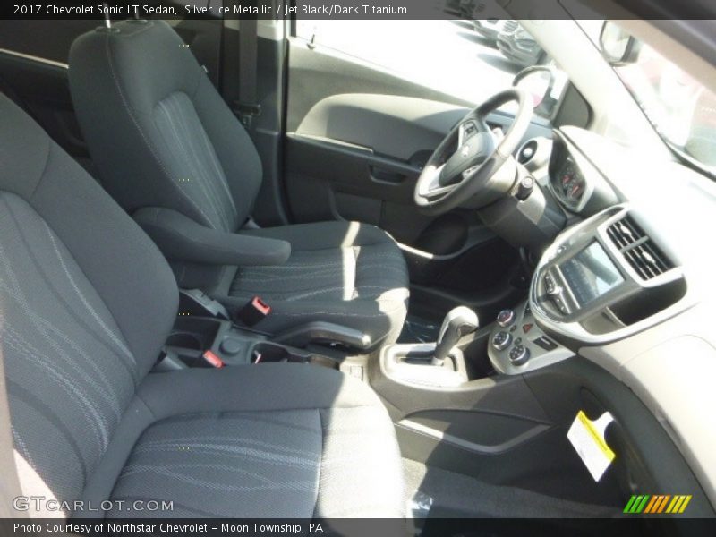 Silver Ice Metallic / Jet Black/Dark Titanium 2017 Chevrolet Sonic LT Sedan