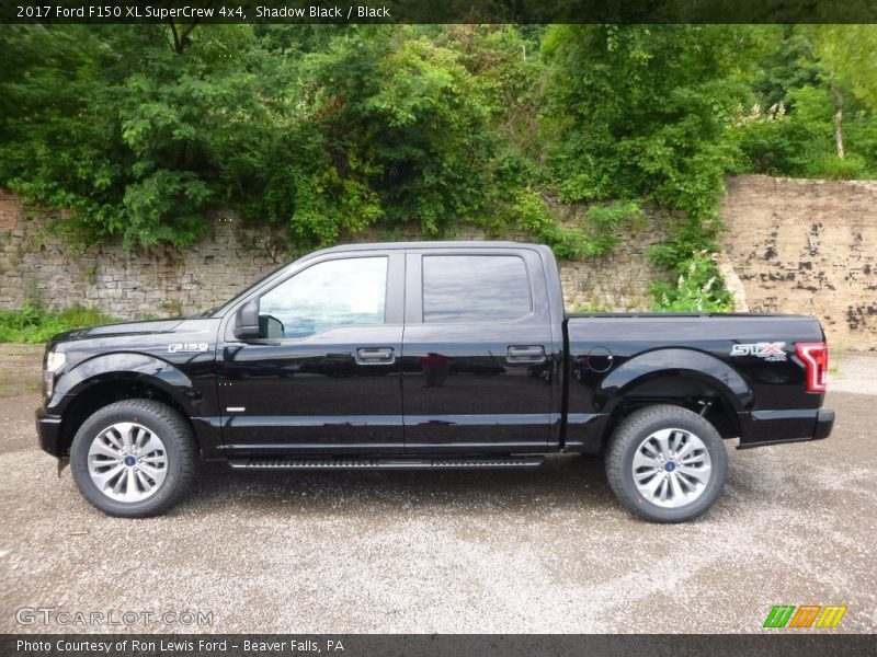 Shadow Black / Black 2017 Ford F150 XL SuperCrew 4x4