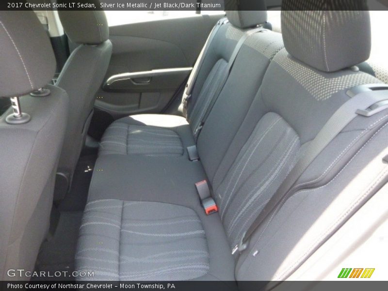 Silver Ice Metallic / Jet Black/Dark Titanium 2017 Chevrolet Sonic LT Sedan