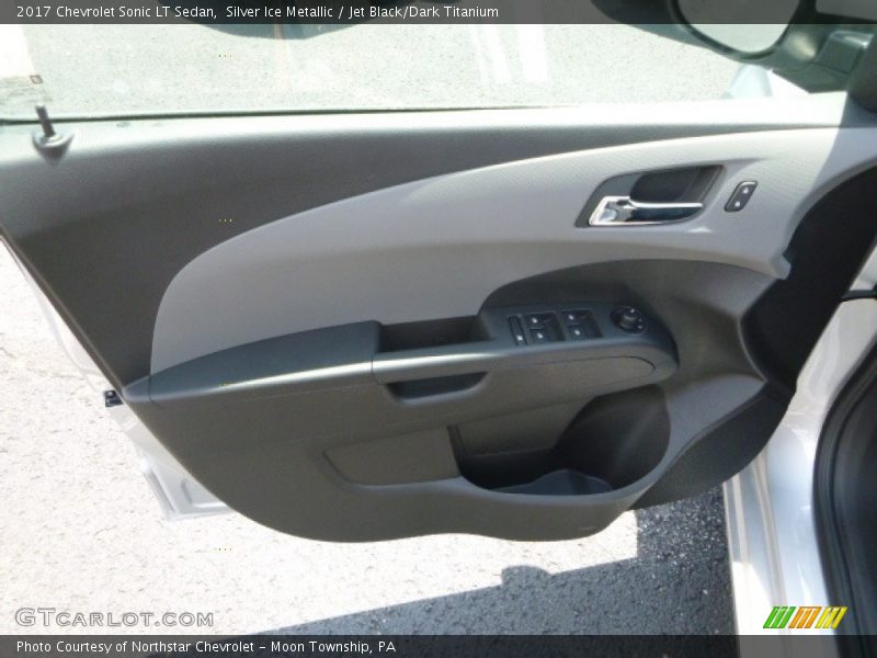 Silver Ice Metallic / Jet Black/Dark Titanium 2017 Chevrolet Sonic LT Sedan