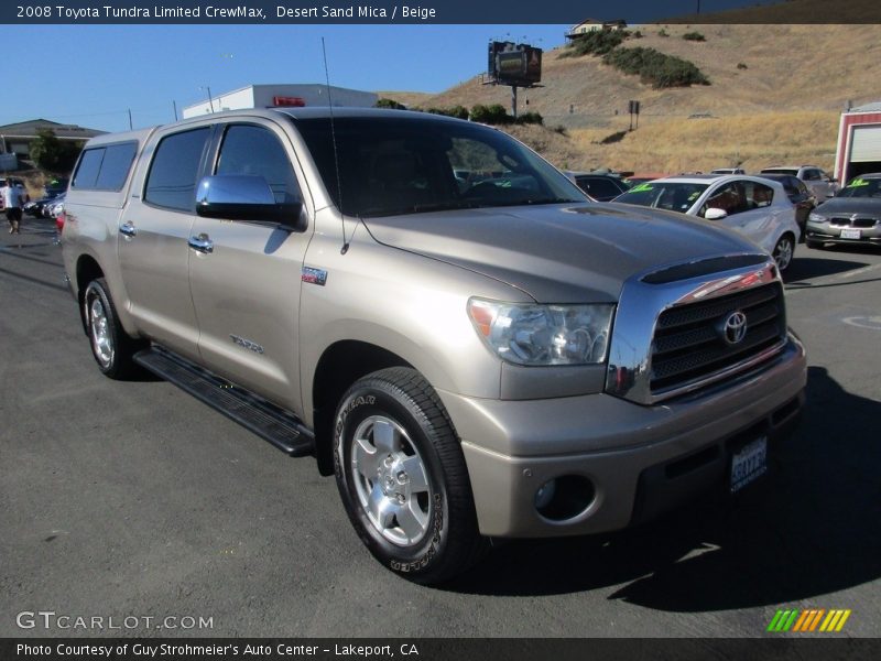 Desert Sand Mica / Beige 2008 Toyota Tundra Limited CrewMax