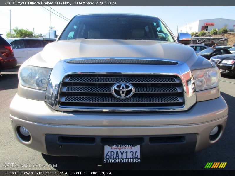 Desert Sand Mica / Beige 2008 Toyota Tundra Limited CrewMax