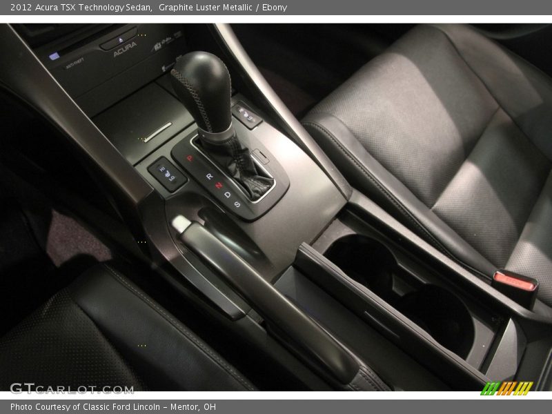 Graphite Luster Metallic / Ebony 2012 Acura TSX Technology Sedan