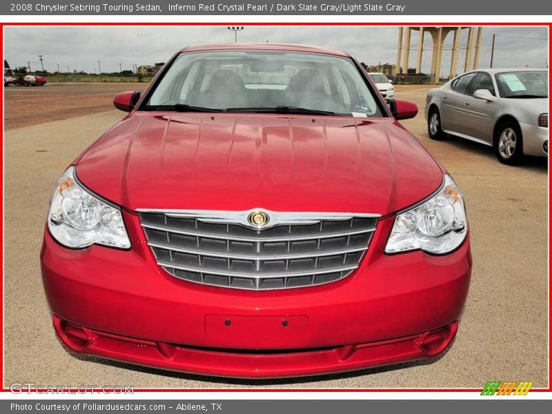 Inferno Red Crystal Pearl / Dark Slate Gray/Light Slate Gray 2008 Chrysler Sebring Touring Sedan