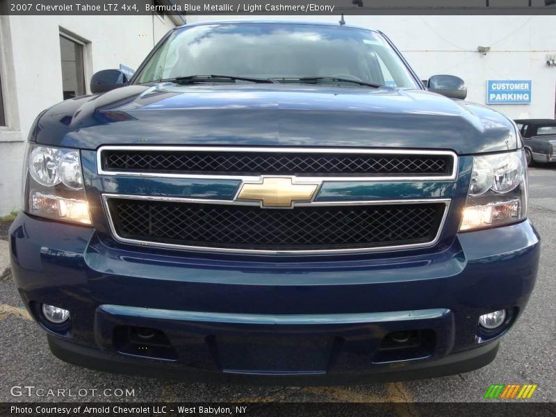 Bermuda Blue Metallic / Light Cashmere/Ebony 2007 Chevrolet Tahoe LTZ 4x4