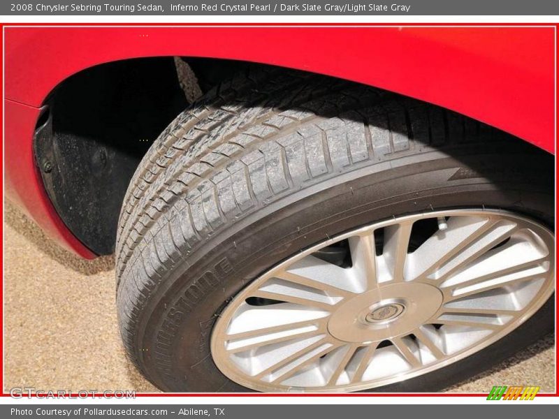 Inferno Red Crystal Pearl / Dark Slate Gray/Light Slate Gray 2008 Chrysler Sebring Touring Sedan