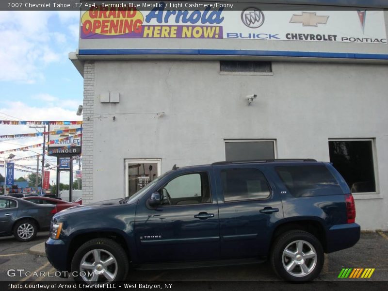 Bermuda Blue Metallic / Light Cashmere/Ebony 2007 Chevrolet Tahoe LTZ 4x4