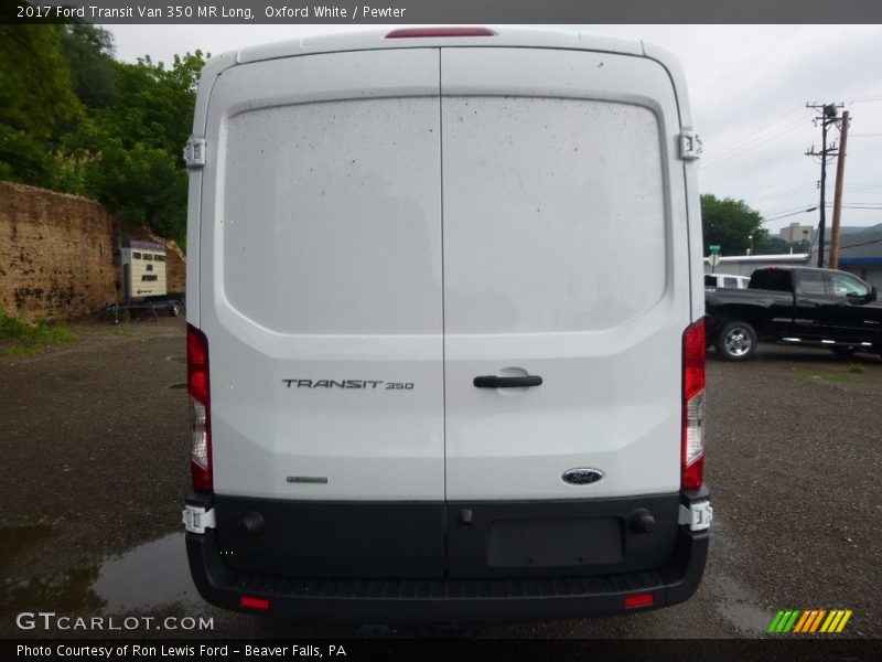 Oxford White / Pewter 2017 Ford Transit Van 350 MR Long