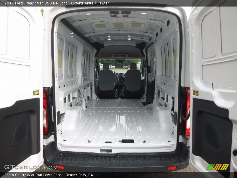 Oxford White / Pewter 2017 Ford Transit Van 350 MR Long