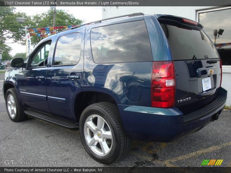 Bermuda Blue Metallic / Light Cashmere/Ebony 2007 Chevrolet Tahoe LTZ 4x4