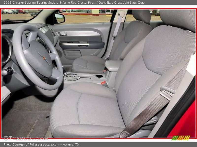 Inferno Red Crystal Pearl / Dark Slate Gray/Light Slate Gray 2008 Chrysler Sebring Touring Sedan