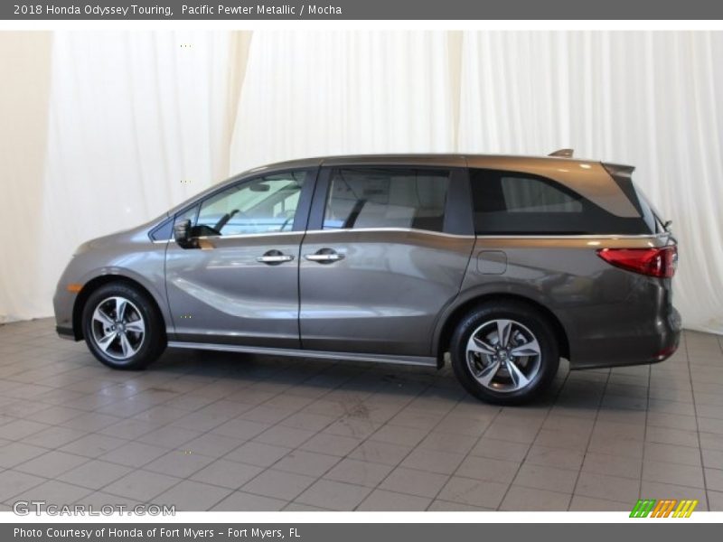 Pacific Pewter Metallic / Mocha 2018 Honda Odyssey Touring