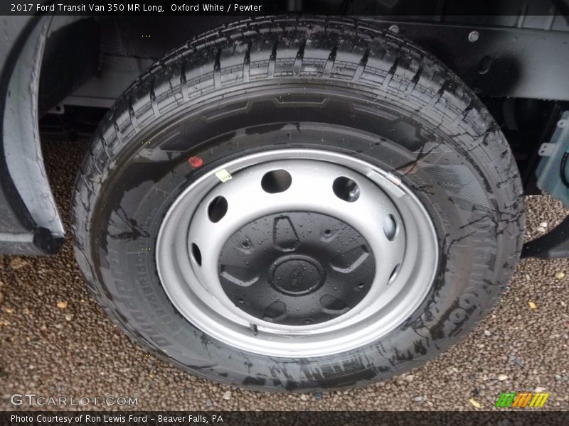 Oxford White / Pewter 2017 Ford Transit Van 350 MR Long