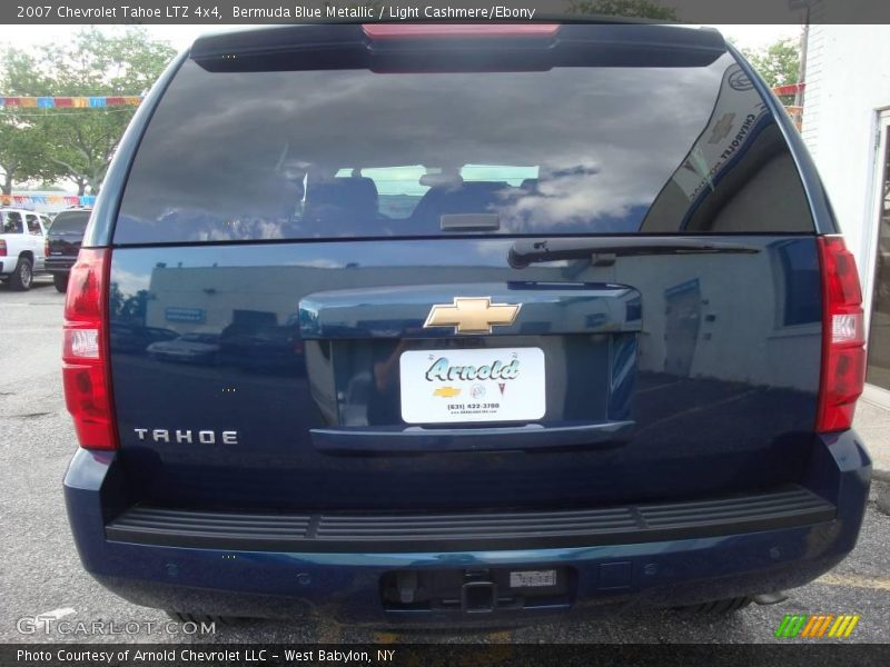 Bermuda Blue Metallic / Light Cashmere/Ebony 2007 Chevrolet Tahoe LTZ 4x4