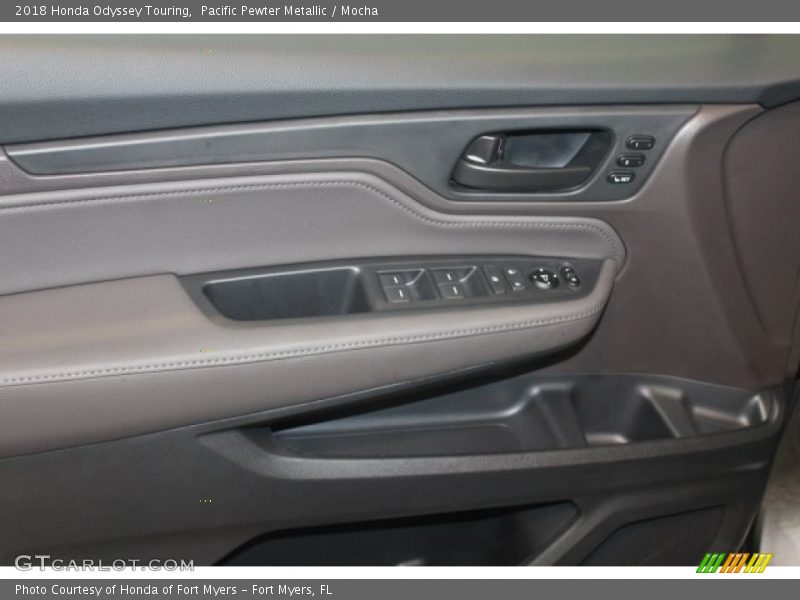 Pacific Pewter Metallic / Mocha 2018 Honda Odyssey Touring