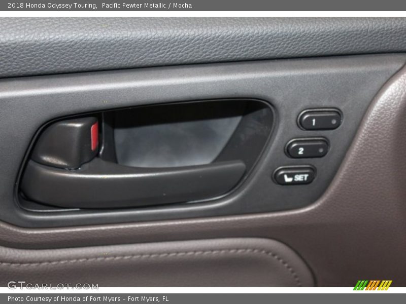 Pacific Pewter Metallic / Mocha 2018 Honda Odyssey Touring
