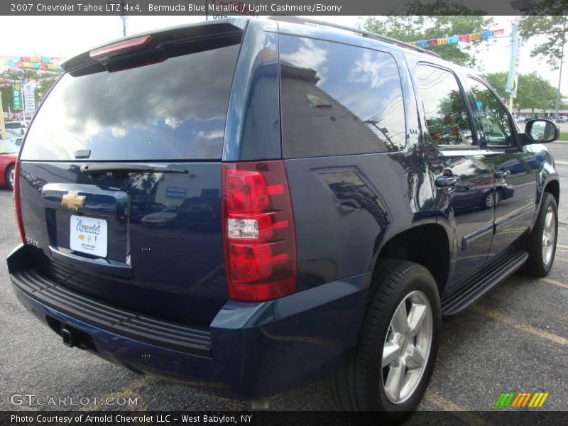 Bermuda Blue Metallic / Light Cashmere/Ebony 2007 Chevrolet Tahoe LTZ 4x4