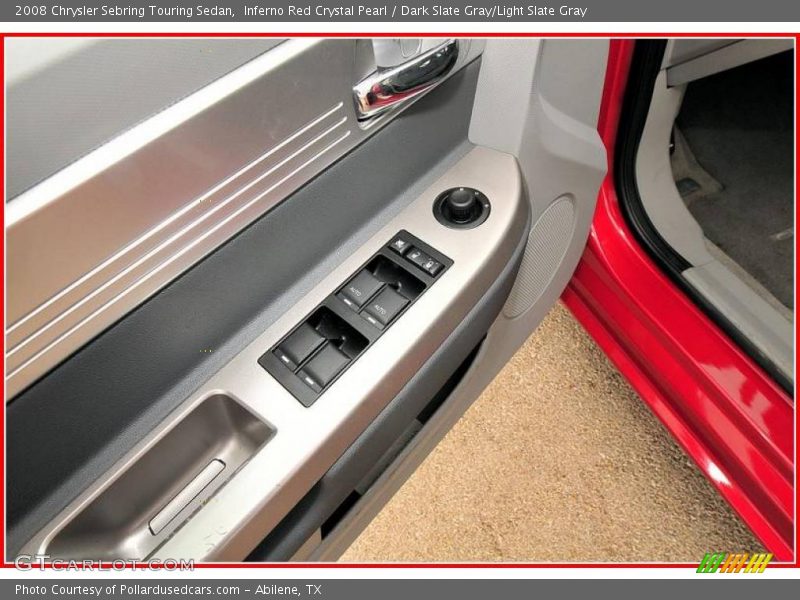 Inferno Red Crystal Pearl / Dark Slate Gray/Light Slate Gray 2008 Chrysler Sebring Touring Sedan