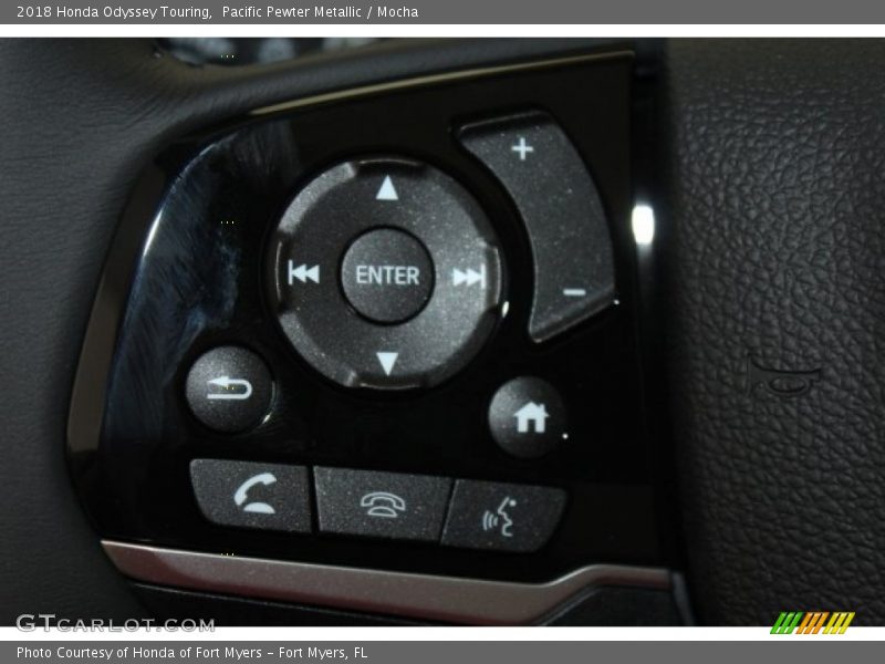 Pacific Pewter Metallic / Mocha 2018 Honda Odyssey Touring