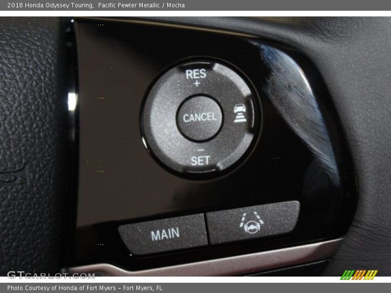 Pacific Pewter Metallic / Mocha 2018 Honda Odyssey Touring