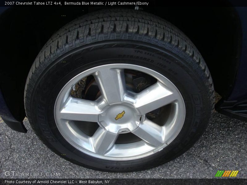 Bermuda Blue Metallic / Light Cashmere/Ebony 2007 Chevrolet Tahoe LTZ 4x4