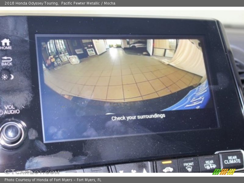 Pacific Pewter Metallic / Mocha 2018 Honda Odyssey Touring