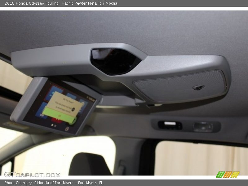 Pacific Pewter Metallic / Mocha 2018 Honda Odyssey Touring