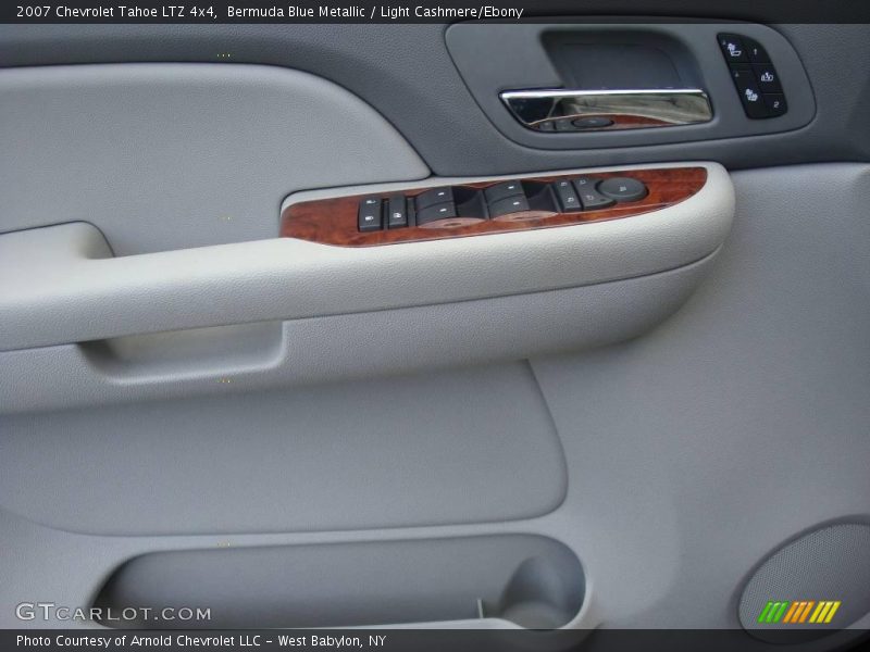 Bermuda Blue Metallic / Light Cashmere/Ebony 2007 Chevrolet Tahoe LTZ 4x4