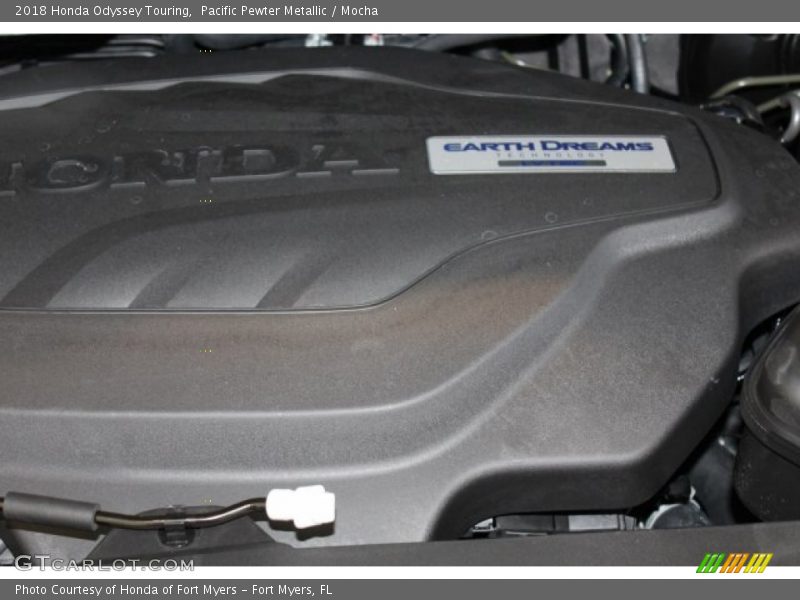 Pacific Pewter Metallic / Mocha 2018 Honda Odyssey Touring