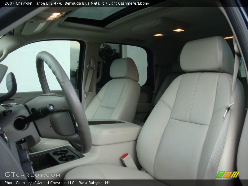 Bermuda Blue Metallic / Light Cashmere/Ebony 2007 Chevrolet Tahoe LTZ 4x4