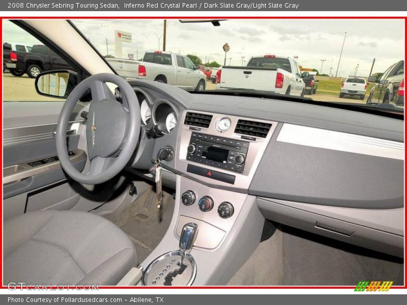Inferno Red Crystal Pearl / Dark Slate Gray/Light Slate Gray 2008 Chrysler Sebring Touring Sedan