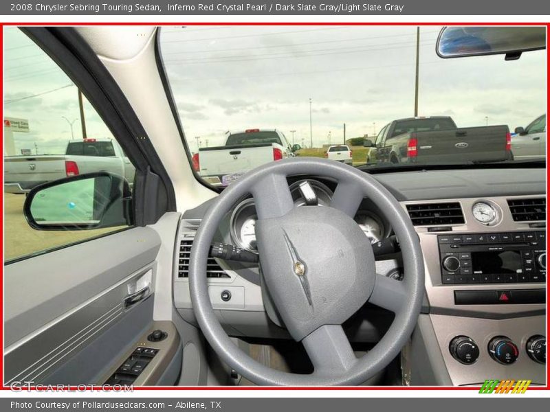 Inferno Red Crystal Pearl / Dark Slate Gray/Light Slate Gray 2008 Chrysler Sebring Touring Sedan